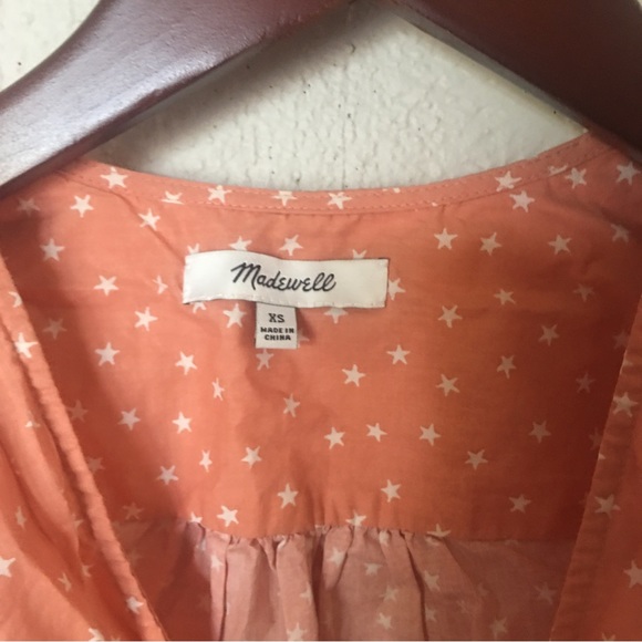 Madewell Wrap Top in Star Scatter - Picture 7 of 9